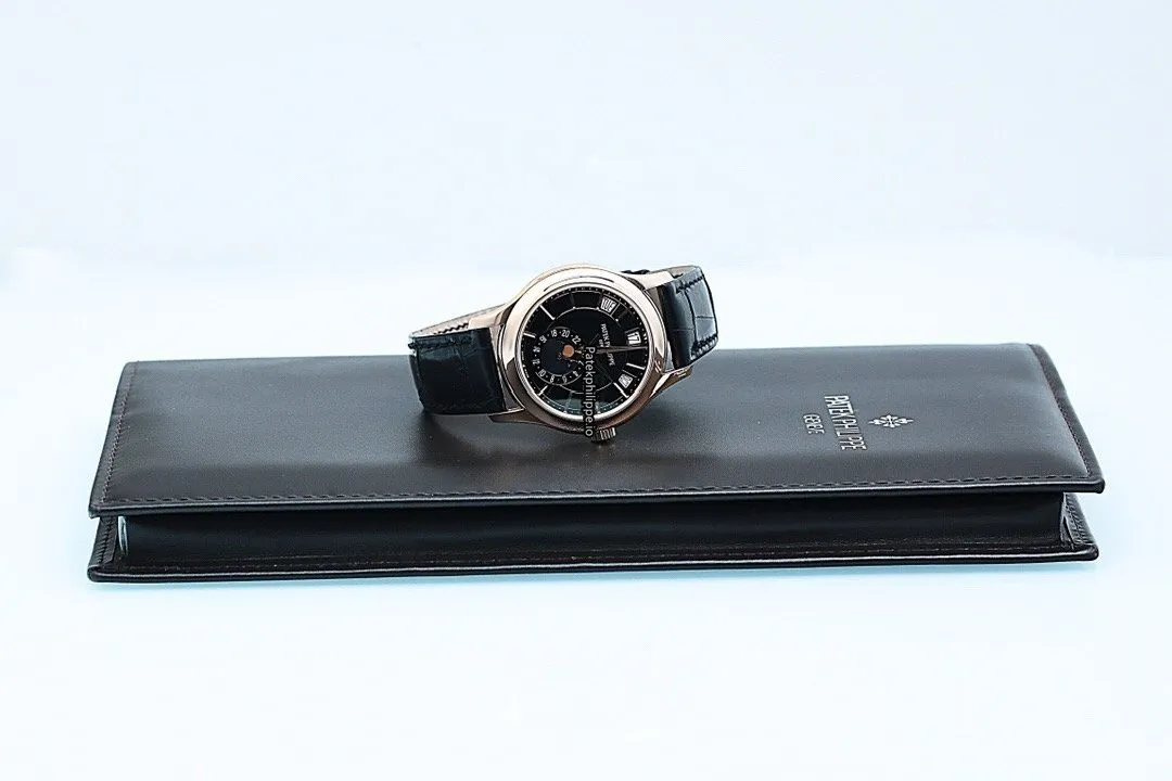 Alternative view of Patek Philippe Annual Calendar 5205r-010 40MM Rose Gold Case Automatic