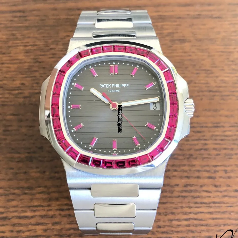 Alternative view of Patek Philippe Nautilus 5711/112p-001 Platinum Case Automatic