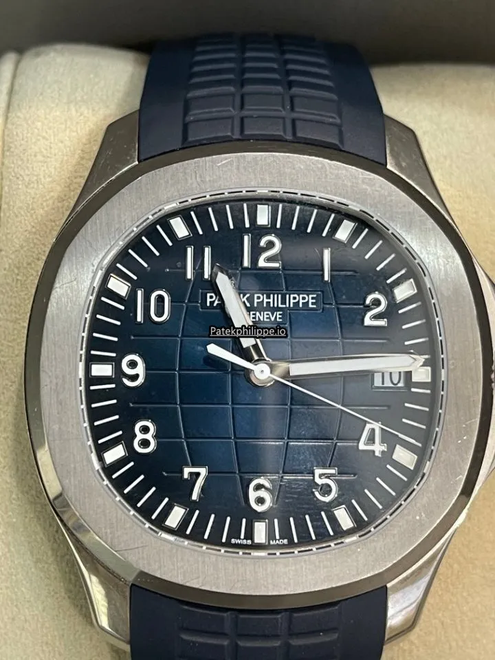 Alternative view of Patek Philippe Aquanaut 5168g-001 42.2MM White Gold Case Automatic