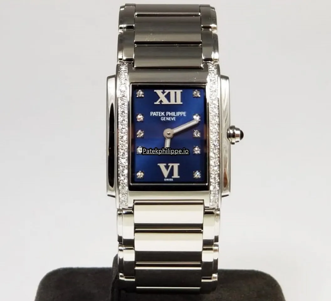 Alternative view of Patek Philippe Twenty-4 4910/10a-012 25x30MM Steel Case Quartz