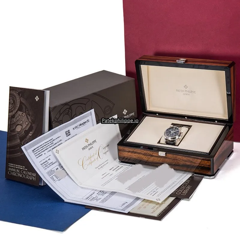 Alternative view of Patek Philippe Annual Calendar 5905p-010 42MM Platinum Case Automatic