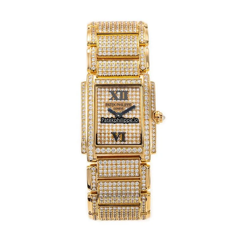Patek Philippe Twenty-4 4908/50r-012 26.3MM Rose Gold Case Quartz