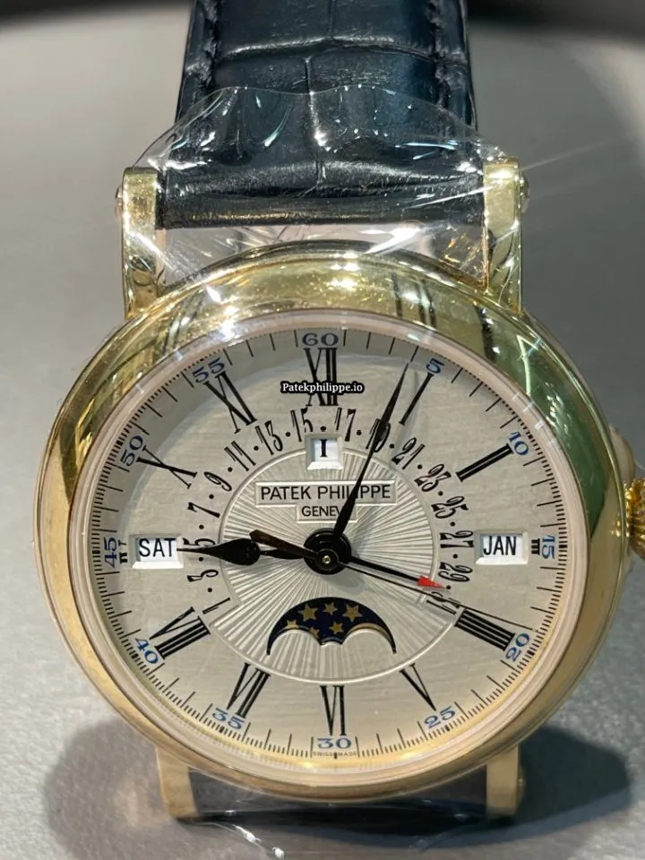 Alternative view of Patek Philippe Perpetual Calendar 5159j-001 38MM Yellow Gold Case Automatic