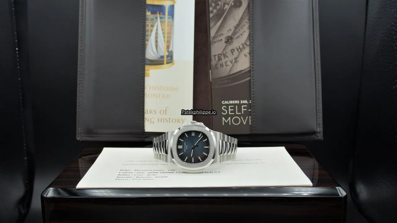 Alternative view of Patek Philippe Nautilus 5711/1a-010 40x38MM Steel Case Automatic
