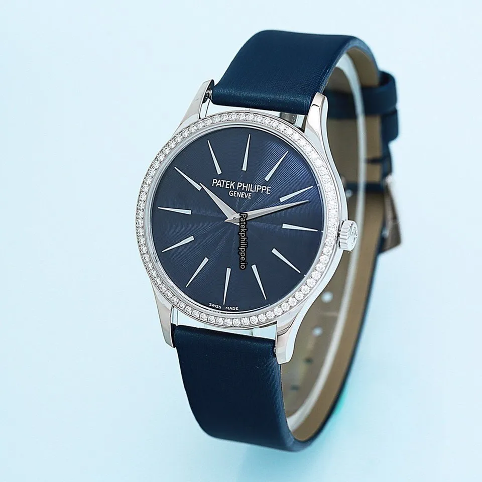 Alternative view of Patek Philippe Calatrava 4897/300g-001 33MM White Gold Case Manual Winding
