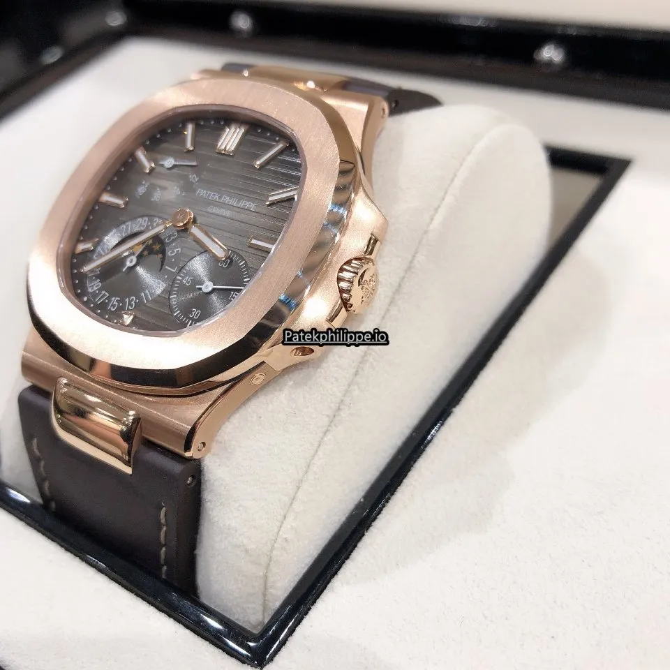 Alternative view of Patek Philippe Nautilus 5712r-001 40x38MM Rose Gold Case Automatic