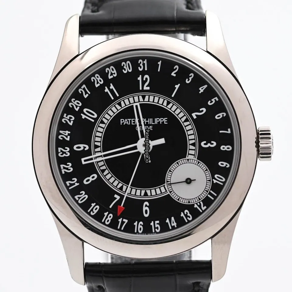 Patek Philippe Calatrava 6006g-001 39MM White Gold Case Automatic