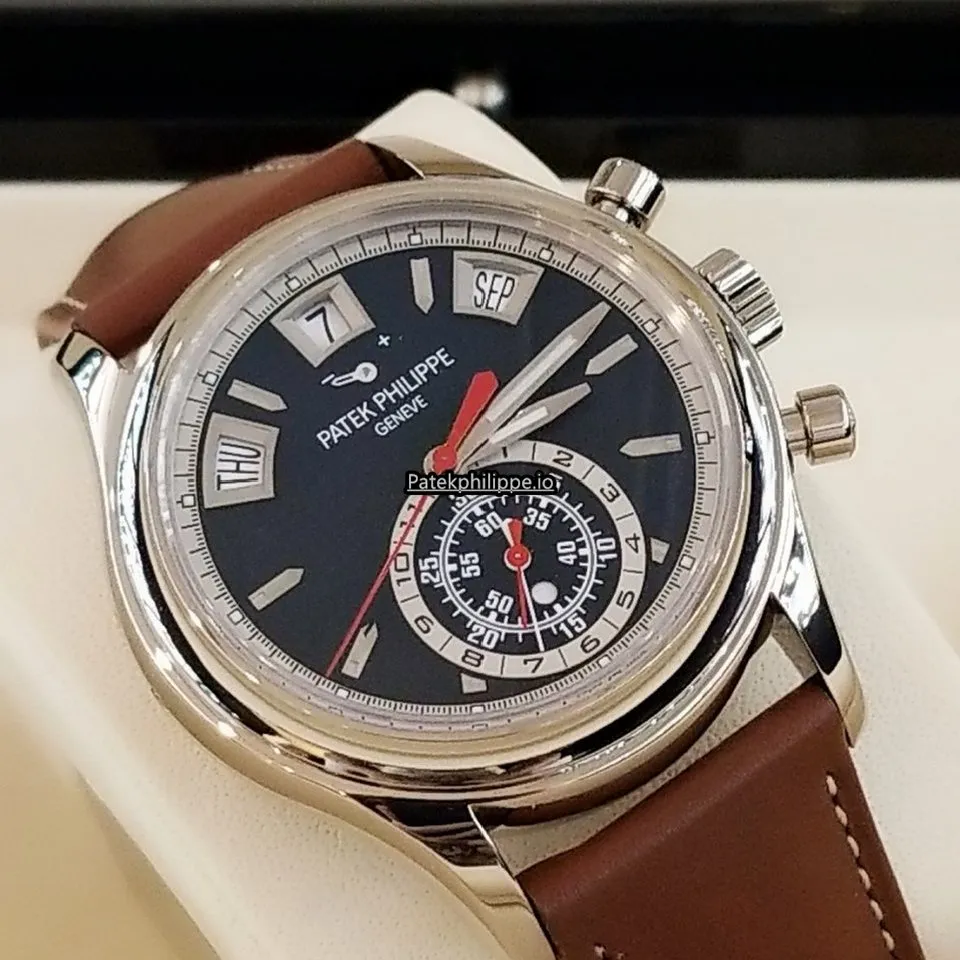 Alternative view of Patek Philippe Annual Calendar 5960/01g-001 40.5MM White Gold Case Automatic