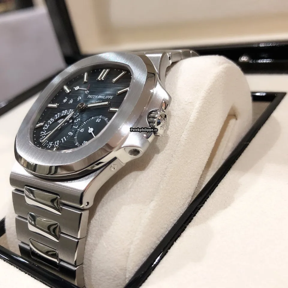 Alternative view of Patek Philippe Nautilus 5712/1a-001 40x38MM Steel Case Automatic