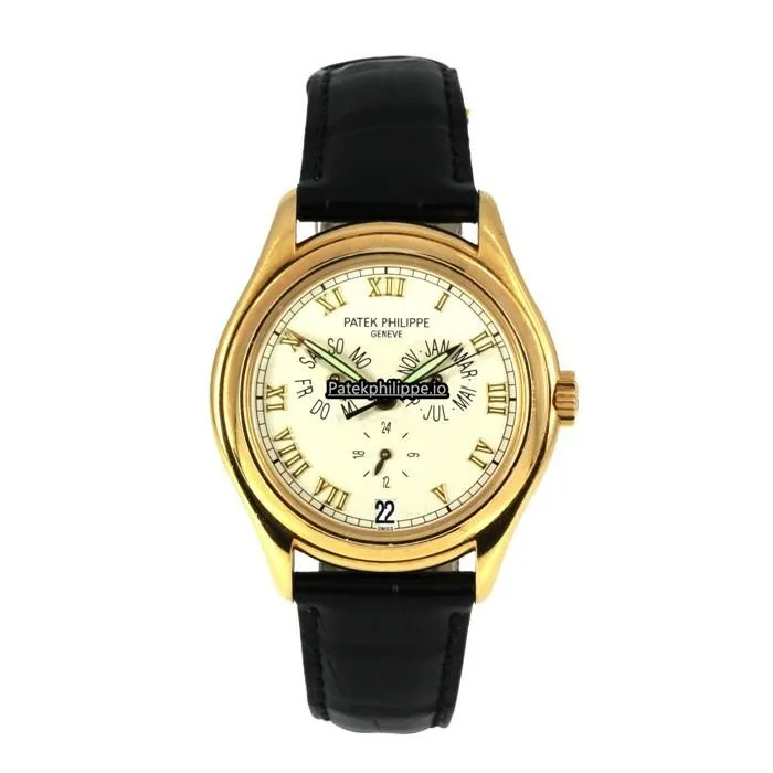 Patek Philippe Annual Calendar 5035 37MM Yellow Gold Case Automatic