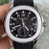 Aquanaut 5164 Travel Time GMT Black Dial Sapphire Crystal Exhibition Back