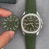 Aquanaut Green Grenade 42mm White Gold Plated Automatic 324 SC Decorated Movement