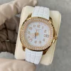 Aquanaut Luce 5268/200R Grenade Rose Gold Diamond White Dial Automatic Watch