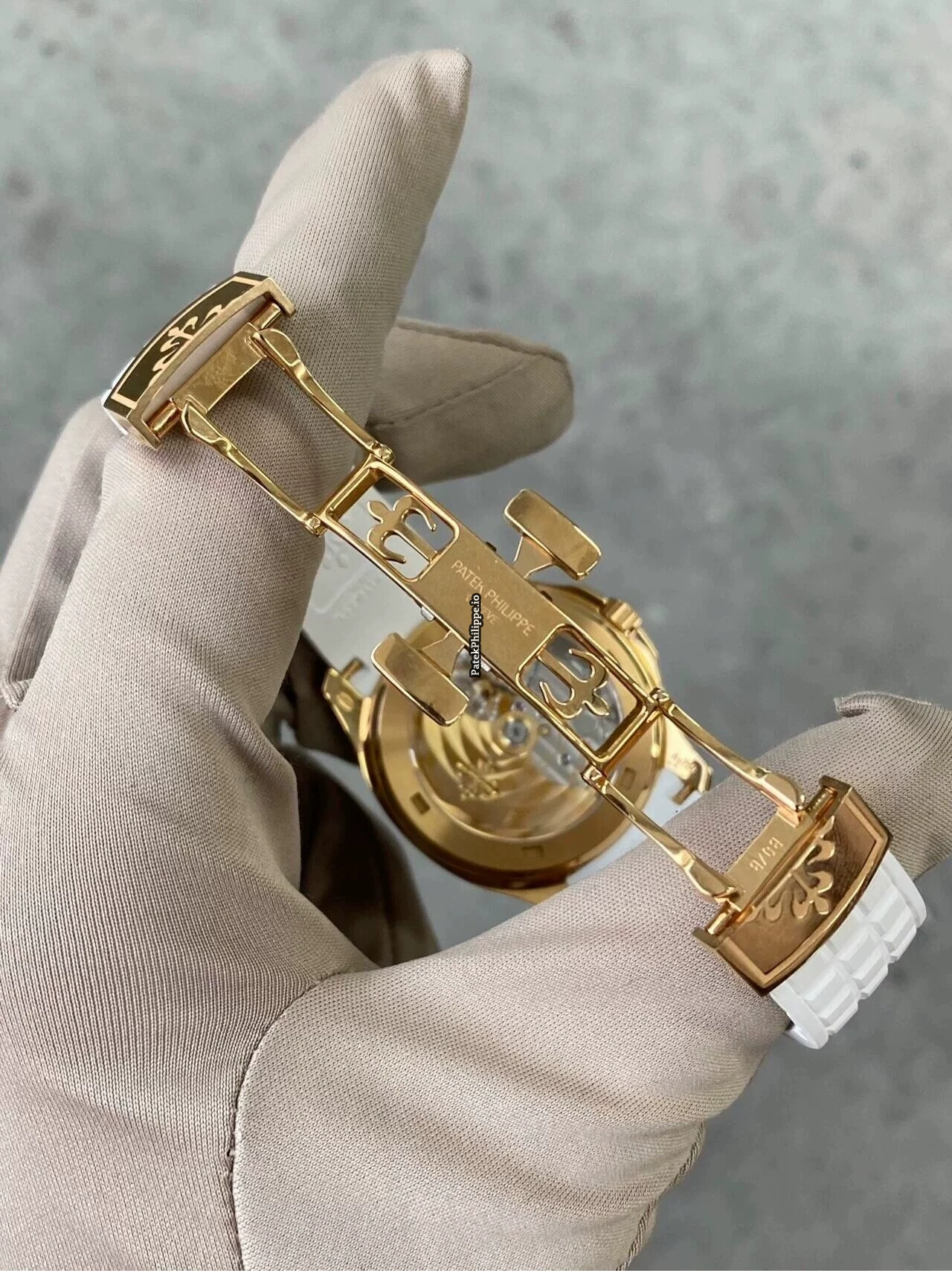 Aquanaut Luce 5268/200R Grenade Rose Gold Diamond White Dial Automatic Watch - Image 7